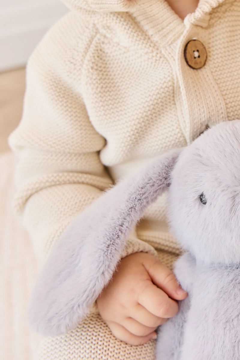 Load image into Gallery viewer, PELUCHE PÉNÉLOPE LE LAPIN 30CM - SILVER - SNUGGLE BUNNIES
