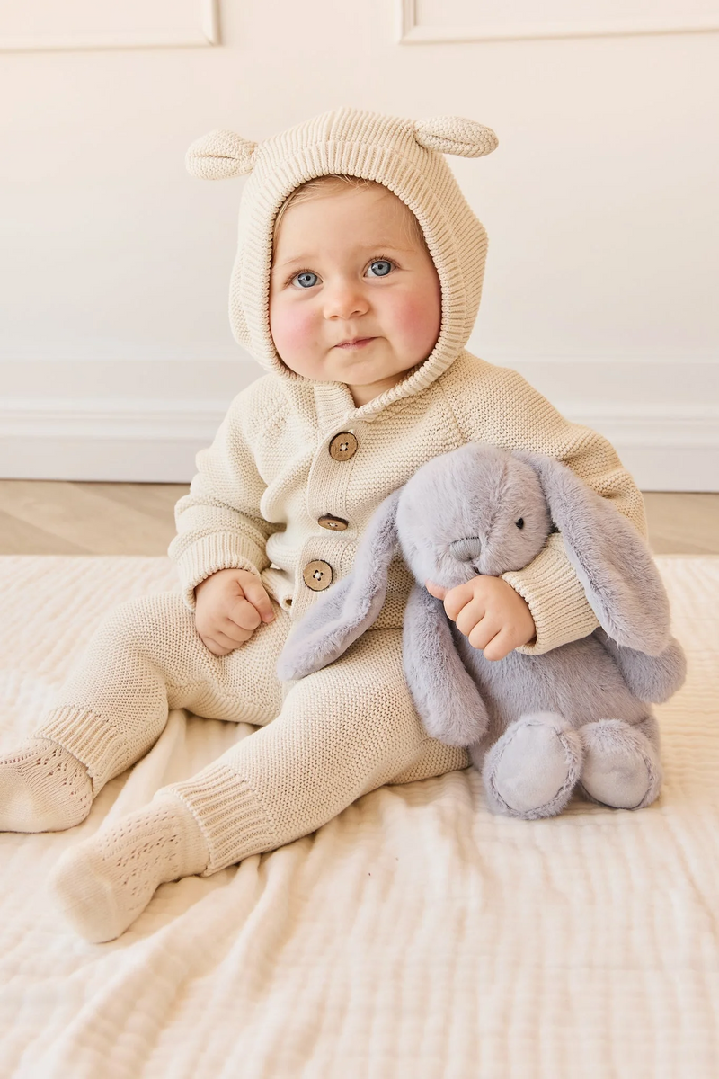 Load image into Gallery viewer, PELUCHE PÉNÉLOPE LE LAPIN 30CM - SILVER - SNUGGLE BUNNIES
