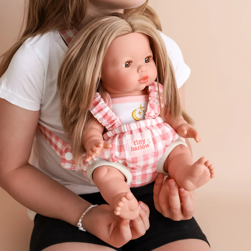 Load image into Gallery viewer, PORTE-BÉBÉ POUR POUPÉE - ROSE - TINY HARLOW
