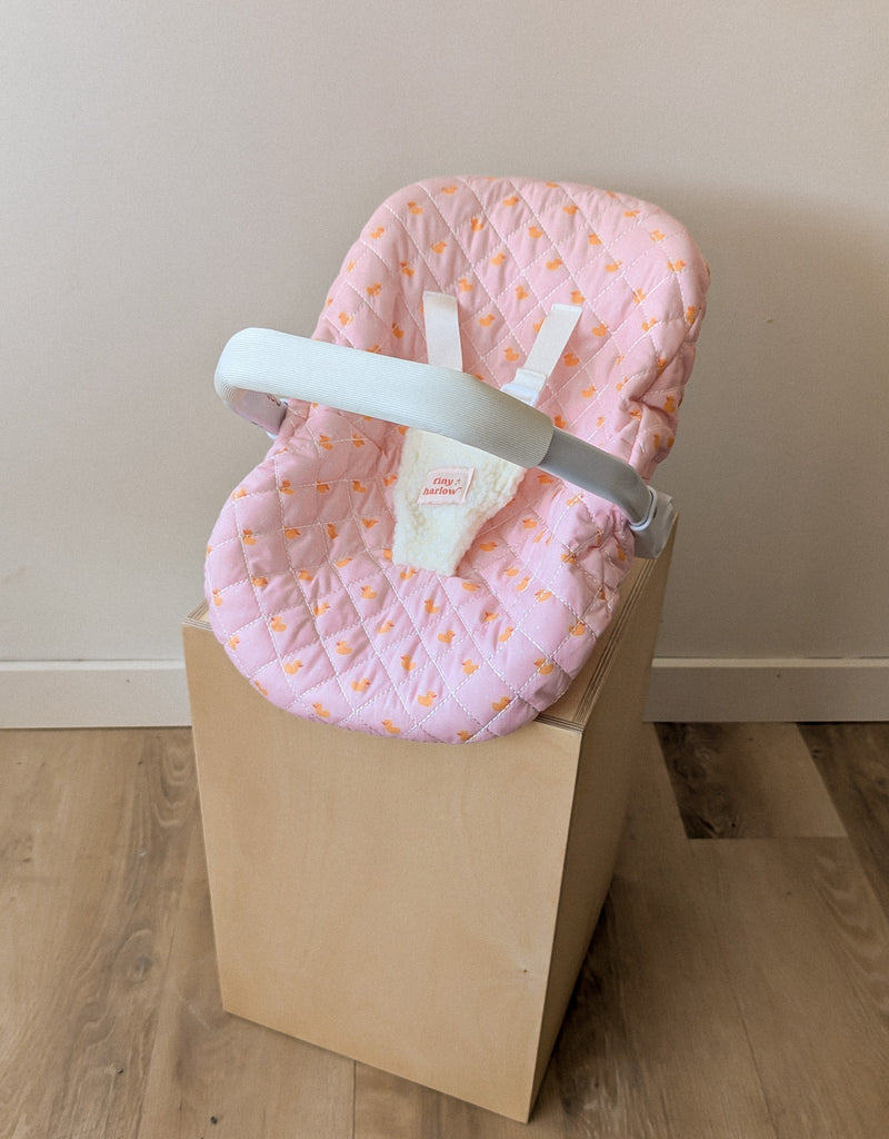 Load image into Gallery viewer, COQUILLE POUR POUPÉE - CANARD ROSE - TINY HARLOW
