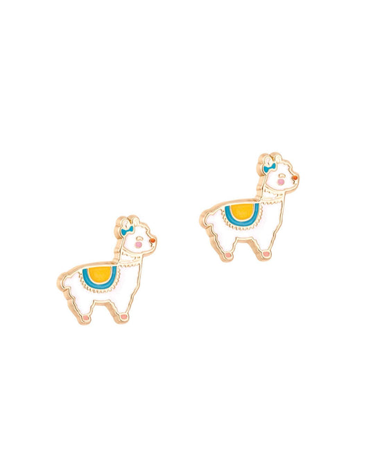 BOUCLES D'OREILLES EN ÉMAIL - LAMA - GIRL NATION