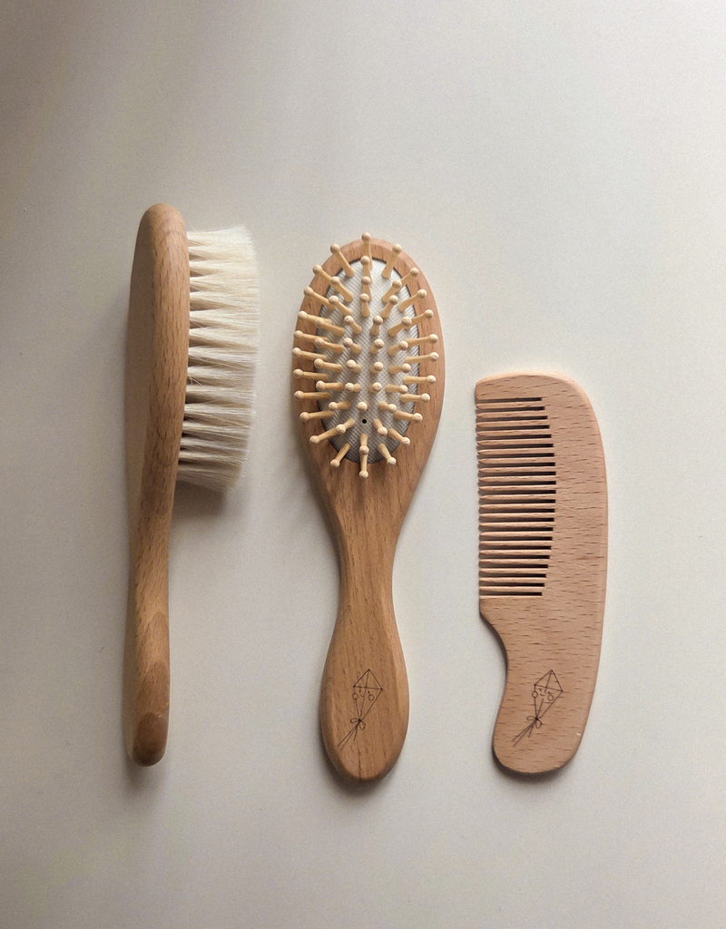 Load image into Gallery viewer, ENSEMBLE DE BROSSES ET PEIGNE À CHEVEUX - MENOUM
