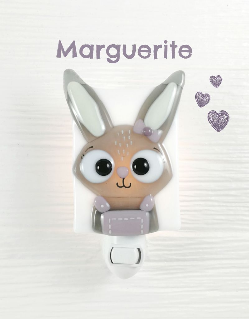 Chargez l'image dans la visionneuse de la galerie, Night Light - Marguerite The Rabbit - Veille sur toi
